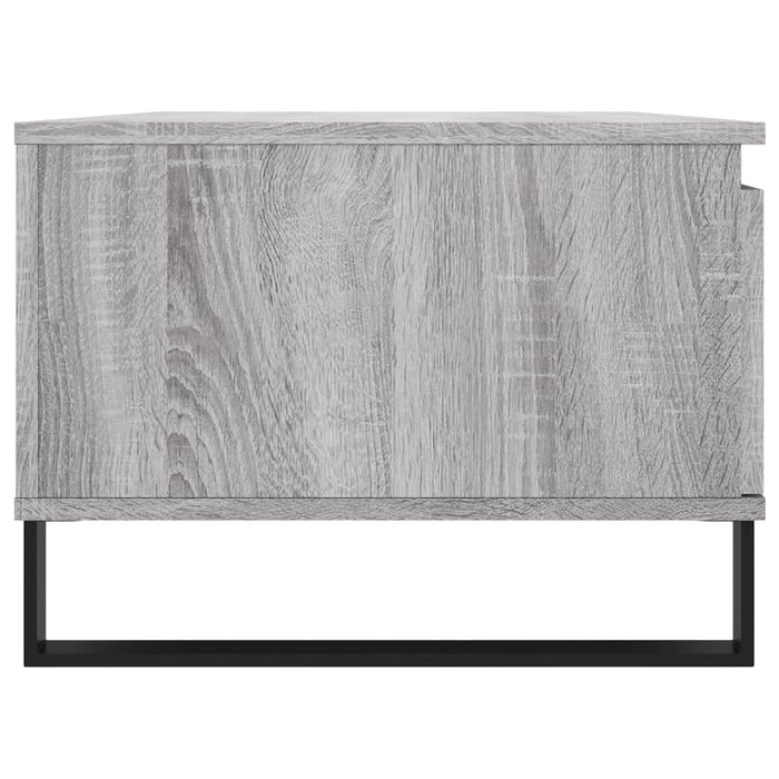 Tavolino Salotto Grigio Sonoma 90x50x36,5 cm Legno Multistrato 830578