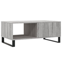 Tavolino Salotto Grigio Sonoma 90x50x36,5 cm Legno Multistrato 830578