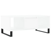 Tavolino da Salotto Bianco 90x50x36,5 cm in Legno Multistratocod mxl 70801