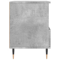 Comodini 2pz Grigio Cemento 40x35x50 cm in Legno Multistrato 830613