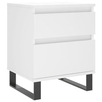 Comodino Bianco 40x35x50 cm in Legno Multistratocod mxl 78555