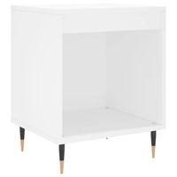 Comodino Bianco 40x35x50 cm in Legno Multistrato 830700