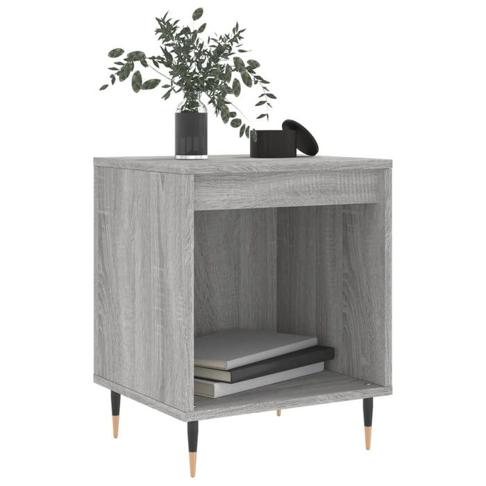 Comodini 2pz Grigio Sonoma 40x35x50 cm in Legno Multistratocod mxl 126484