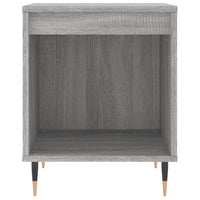 Comodini 2pz Grigio Sonoma 40x35x50 cm in Legno Multistrato 830713