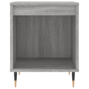 Comodini 2pz Grigio Sonoma 40x35x50 cm in Legno Multistrato 830713