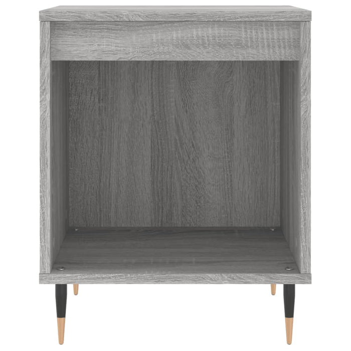 Comodini 2pz Grigio Sonoma 40x35x50 cm in Legno Multistrato 830713