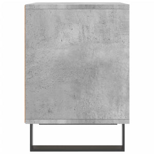 Comodini 2pz Grigio Cemento 40x35x50 cm in Legno Multistrato 830741