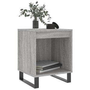 Comodini 2pz Grigio Sonoma 40x35x50 cm in Legno Multistratocod mxl 126718