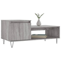 Tavolino da Salotto grigio sonoma 100x50x45cm Legno Multistrato 830834