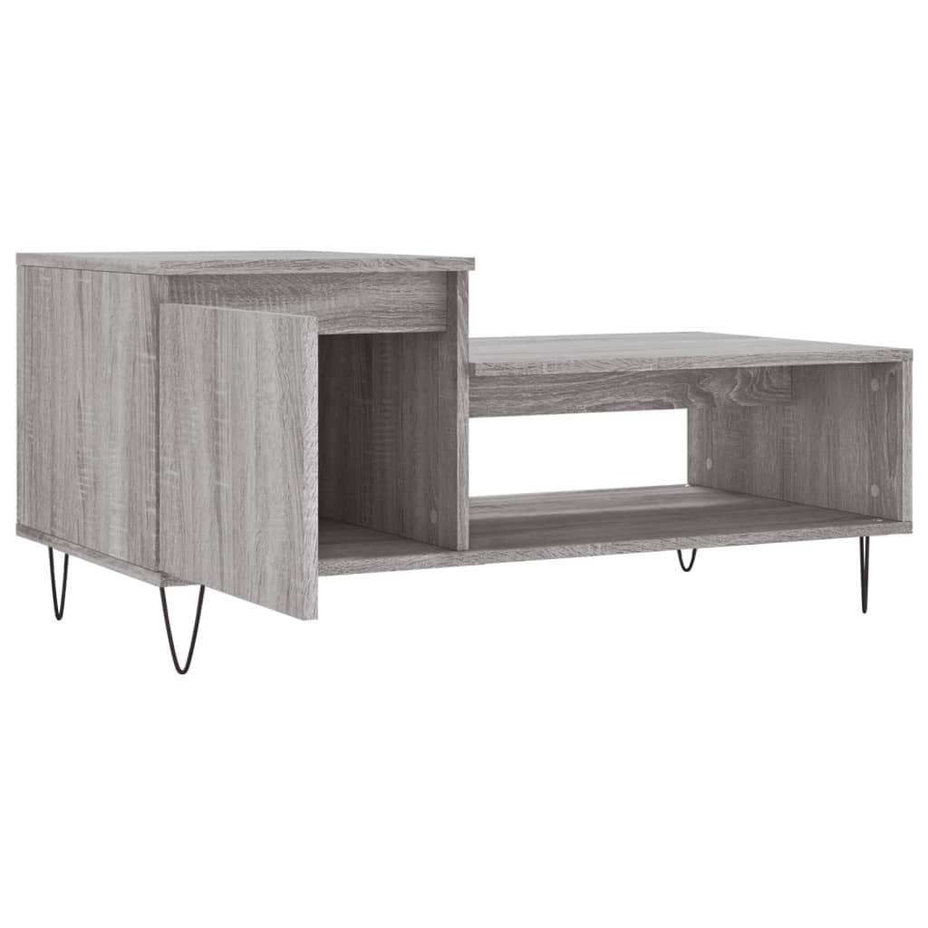 Tavolino da Salotto grigio sonoma 100x50x45cm Legno Multistrato 830834