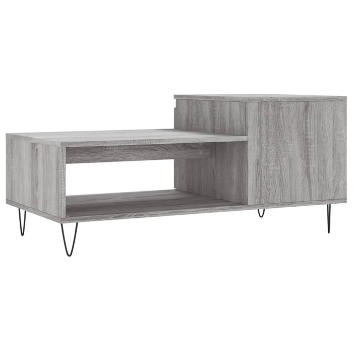 Tavolino da Salotto grigio sonoma 100x50x45cm Legno Multistrato 830834