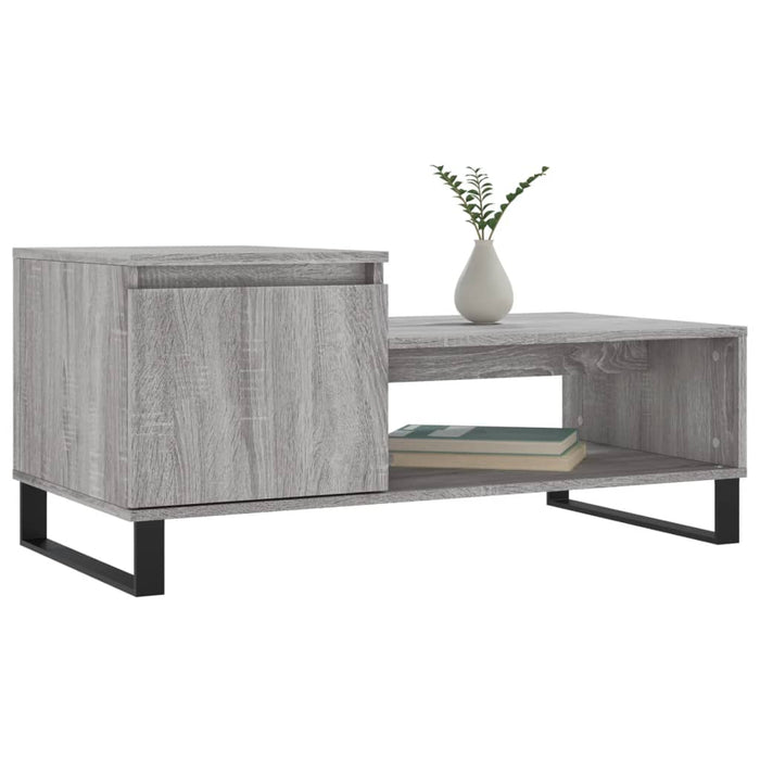 Tavolino da Salotto grigio sonoma 100x50x45cm Legno Multistrato 830842