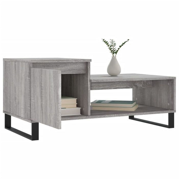 Tavolino da Salotto grigio sonoma 100x50x45cm Legno Multistrato 830842