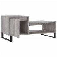 Tavolino da Salotto grigio sonoma 100x50x45cm Legno Multistrato 830842