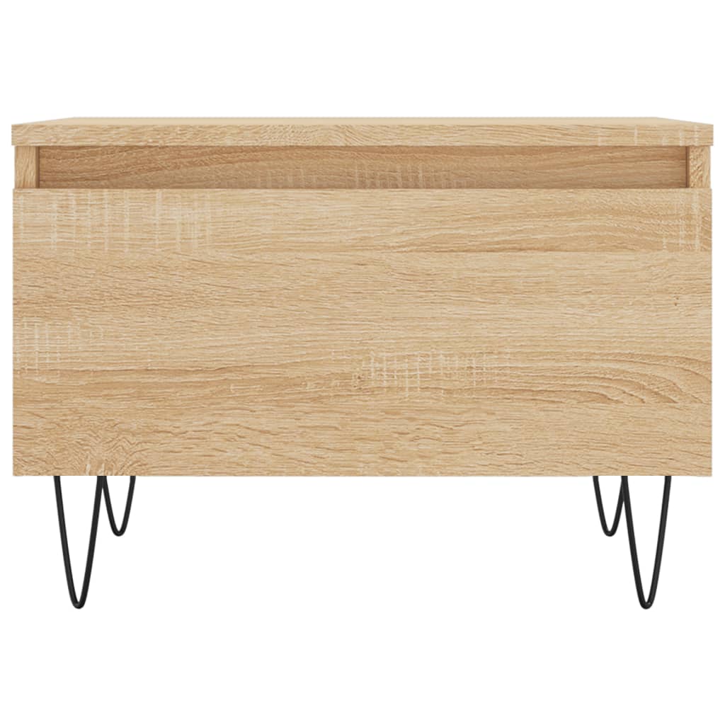 Tavolino da Salotto Rovere Sonoma 50x46x35 cm Legno Multistrato 830866