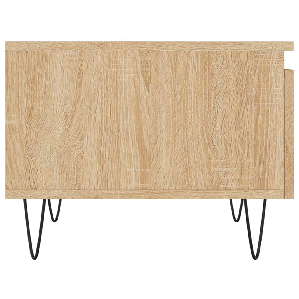 Tavolino da Salotto Rovere Sonoma 50x46x35 cm Legno Multistrato 830866