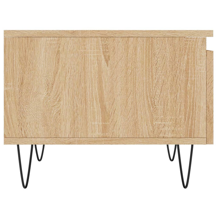 Tavolino da Salotto Rovere Sonoma 50x46x35 cm Legno Multistrato 830866