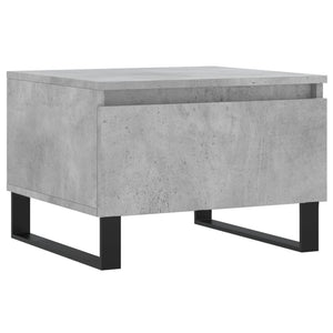 Tavolino da Salotto Grigio Cemento 50x46x35cm Legno Multistrato 830884