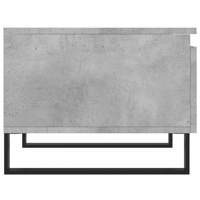 Tavolino da Salotto Grigio Cemento 50x46x35cm Legno Multistrato 830884