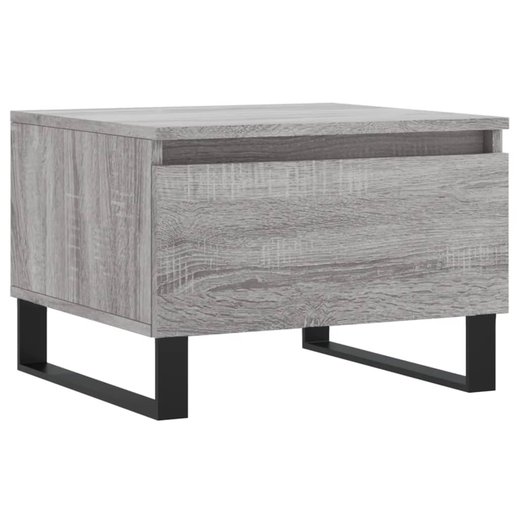 Tavolini Salotto 2pz Grigio Sonoma 50x46x35cm Legno Multistrato 830889