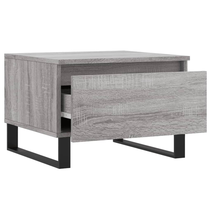 Tavolini Salotto 2pz Grigio Sonoma 50x46x35cm Legno Multistrato 830889