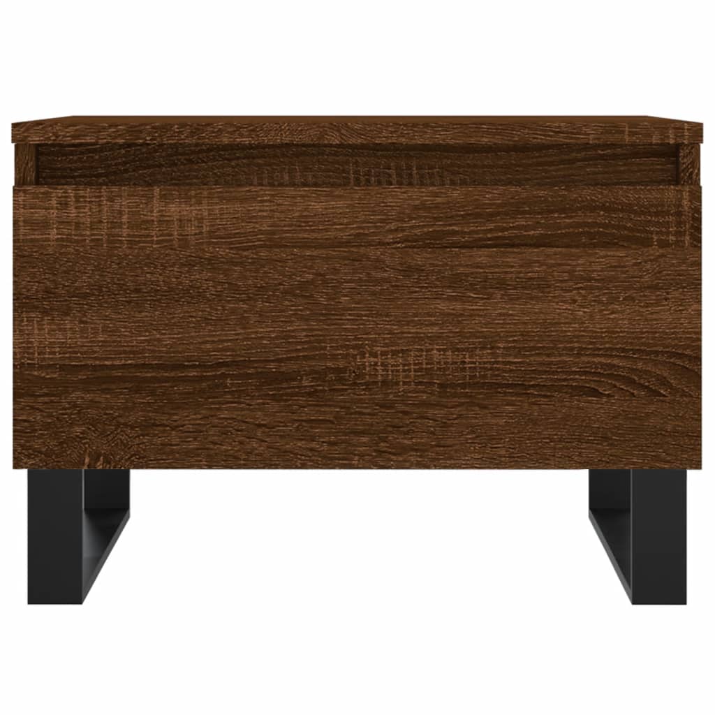 Tavolino da Salotto Rovere Marrone 50x46x35cm Legno Multistrato 830890