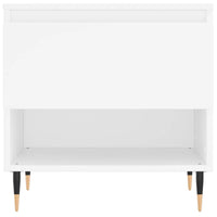 Tavolino da Salotto Bianco 50x46x50 cm in Legno Multistrato 830892