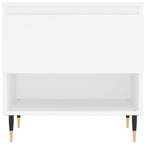 Tavolino da Salotto Bianco 50x46x50 cm in Legno Multistrato 830892