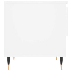 Tavolino da Salotto Bianco 50x46x50 cm in Legno Multistrato 830892