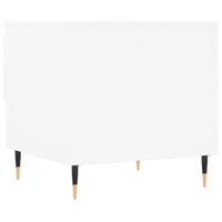 Tavolino da Salotto Bianco 50x46x50 cm in Legno Multistrato 830892