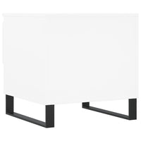 Tavolino da Salotto Bianco 50x46x50 cm in Legno Multistrato 830924