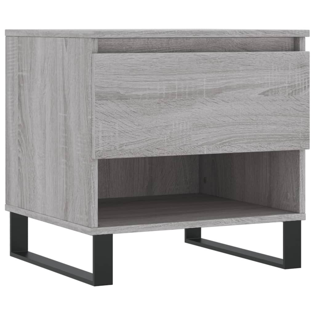 Tavolini Salotto 2pz Grigio Sonoma 50x46x50cm Legno Multistrato 830937