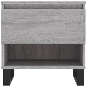 Tavolini Salotto 2pz Grigio Sonoma 50x46x50cm Legno Multistrato 830937