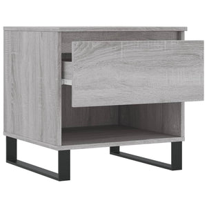 Tavolini Salotto 2pz Grigio Sonoma 50x46x50cm Legno Multistrato 830937