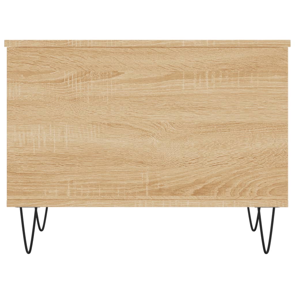 Tavolino Salotto Rovere Sonoma 60x44,5x45 cm Legno Multistrato 830951