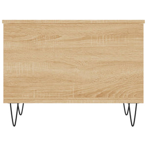 Tavolino Salotto Rovere Sonoma 60x44,5x45 cm Legno Multistrato 830951