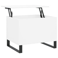 Tavolino da Salotto Bianco 60x44,5x45 cm in Legno Multistratocod mxl 78831