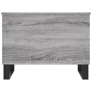 Tavolino Salotto Grigio Sonoma 60x44,5x45 cm Legno Multistrato 830962