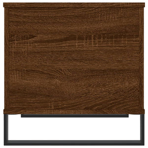 Tavolino Salotto Rovere Marrone 60x44,5x45 cm Legno Multistrato 830963