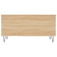 Tavolino Salotto Rovere Sonoma 90x44,5x45 cm Legno Multistrato 830975