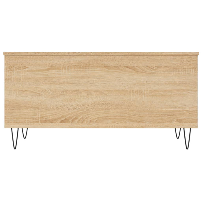 Tavolino Salotto Rovere Sonoma 90x44,5x45 cm Legno Multistrato 830975