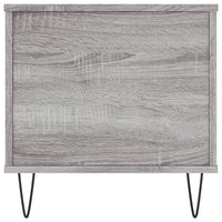 Tavolino Salotto Grigio Sonoma 90x44,5x45 cm Legno Multistrato 830978