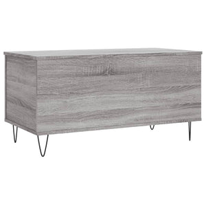 Tavolino Salotto Grigio Sonoma 90x44,5x45 cm Legno Multistrato 830978