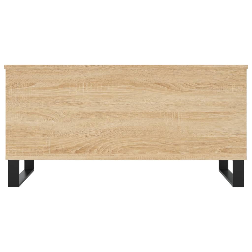 Tavolino Salotto Rovere Sonoma 90x44,5x45 cm Legno Multistrato 830983