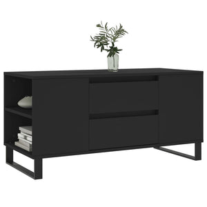 Tavolino da Salotto Nero 102x44,5x50 cm in Legno Multistratocod mxl 126445