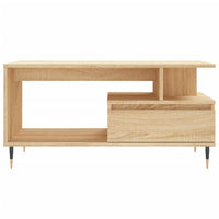 Tavolino da Salotto Rovere Sonoma 90x49x45 cm Legno Multistrato 831015