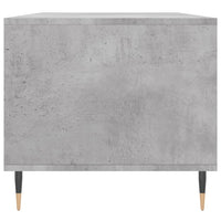 Tavolino Salotto Grigio Cemento 90x49x45 cm Legno Multistrato 831016