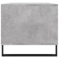 Tavolino Salotto Grigio Cemento 90x49x45 cm Legno Multistrato 831032