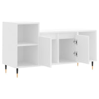 Mobile Porta TV Bianco 100x35x55 cm in Legno Multistrato 831308