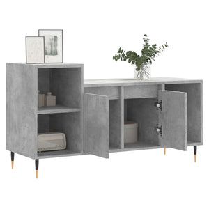 Mobile per TV Grigio Cemento 100x35x55 cm Legno Multistrato 831312